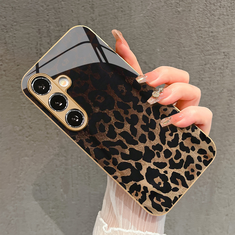 레트로 레오파드 프린트 2D 폰 케이스 (삼성 S26  - Phone Cases Protective 리뷰 및 가격